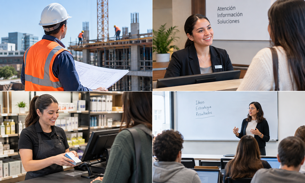 Estudios de mercado aplicados a distintas industrias: construcción, servicios, comercio y educación