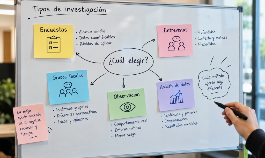 Tipos de estudios de mercado disponibles para las empresas